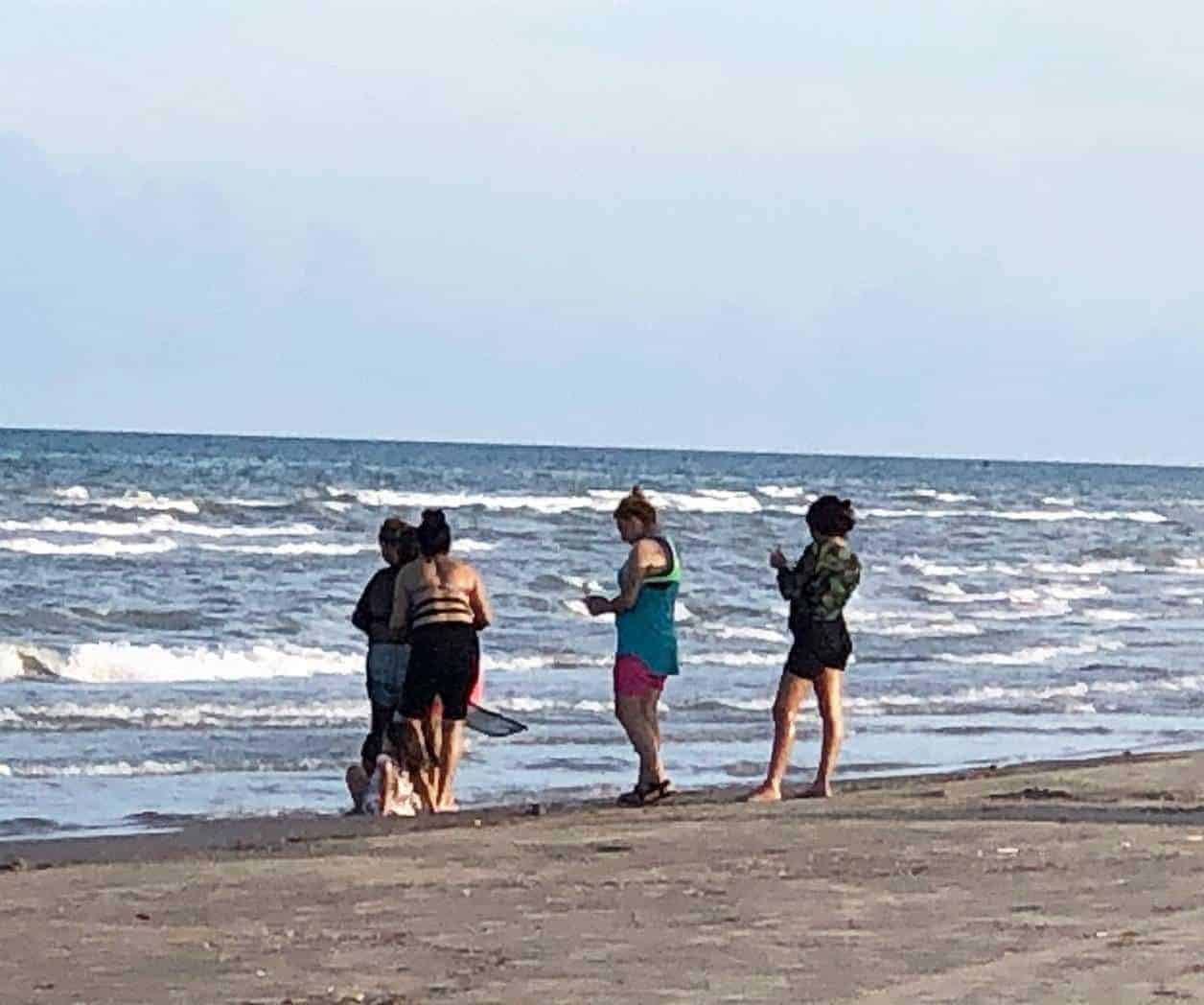 Atacan mantarrayas en la playa Bagdad