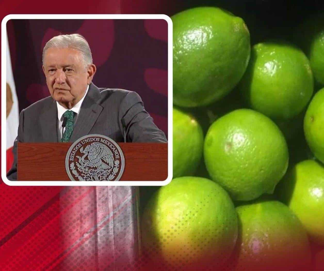 Reconoce AMLO afectación de extorsión en el precio del limón