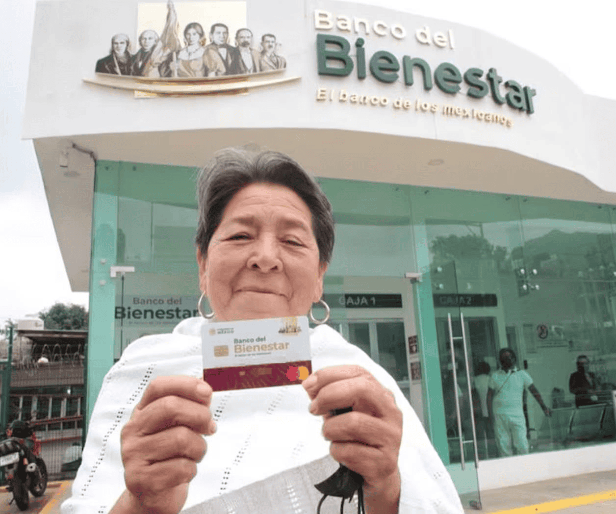 Entrega de Pensión de Adultos Mayores a través de la Secretaría de Bienestar