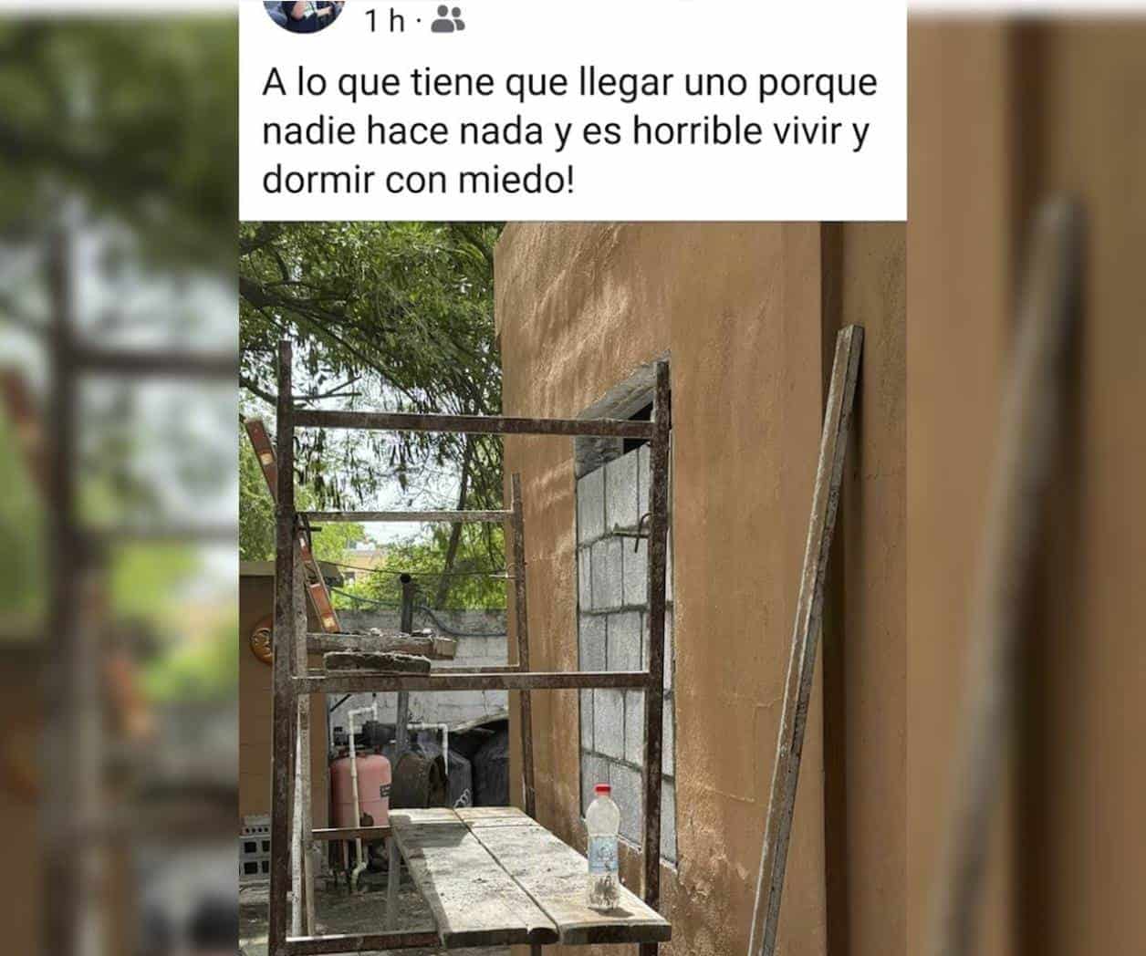 Tapan ventanas por las balaceras Tapan ventanas por las balaceras
