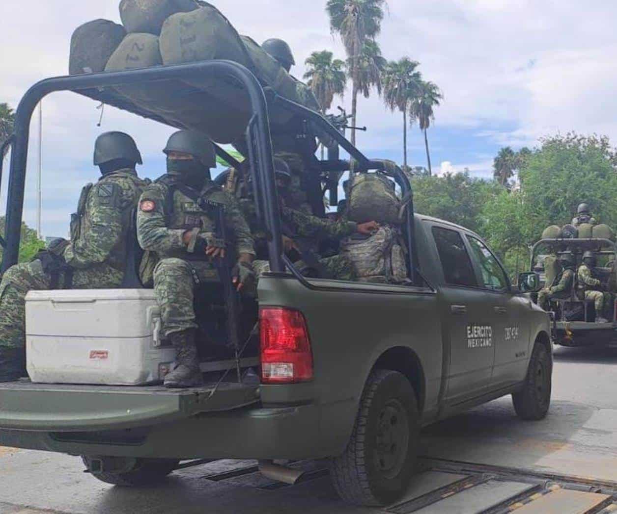 Agreden a columna militar: Se enfrentan soldados y pistoleros en Nuevo Laredo