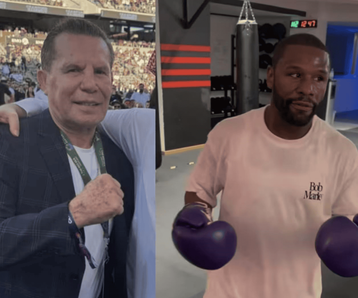 Julio César Chávez pelearía ante Floyd Mayweather para festejar