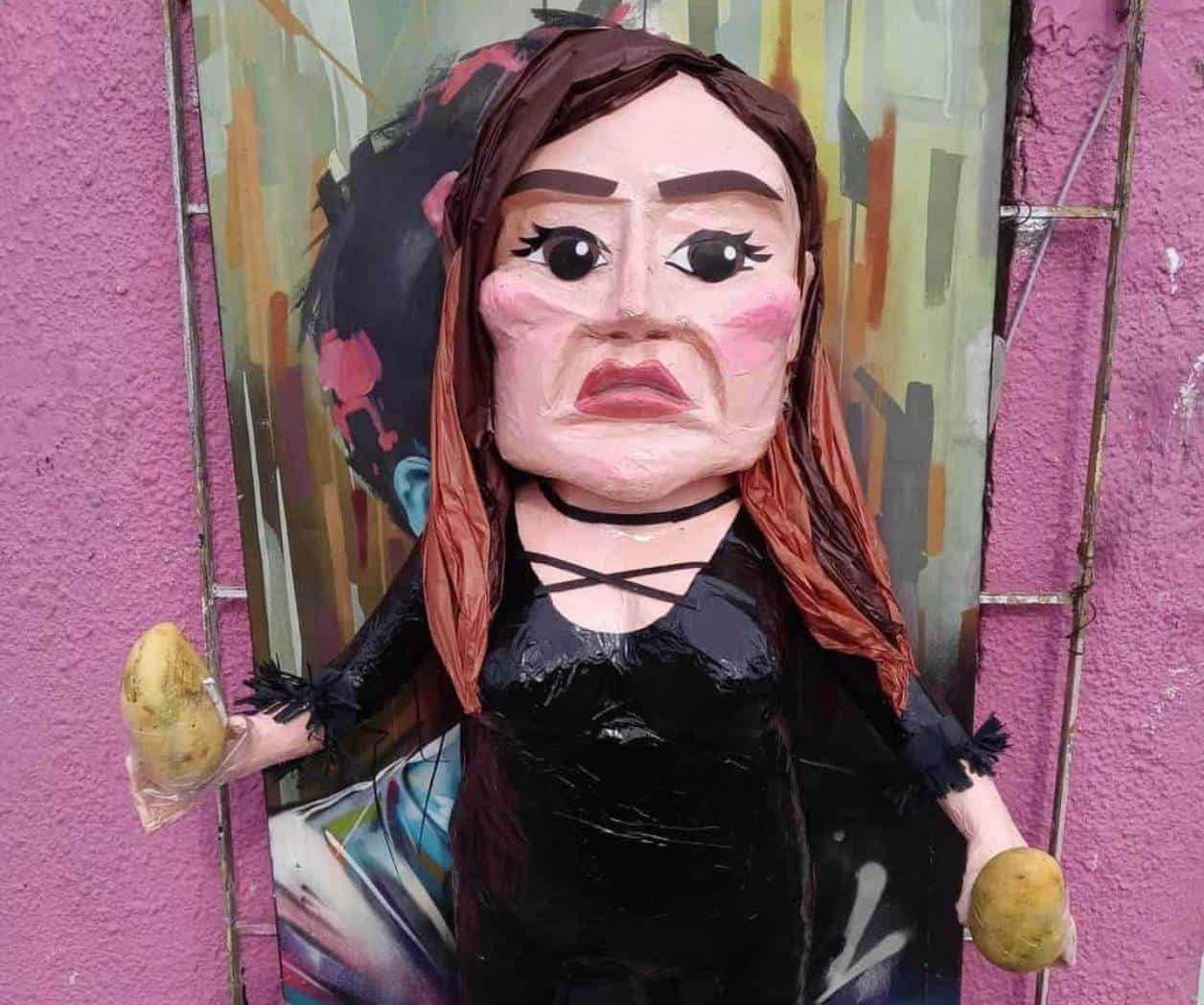 Mariana Echeverría ya tiene su piñata en Reynosa