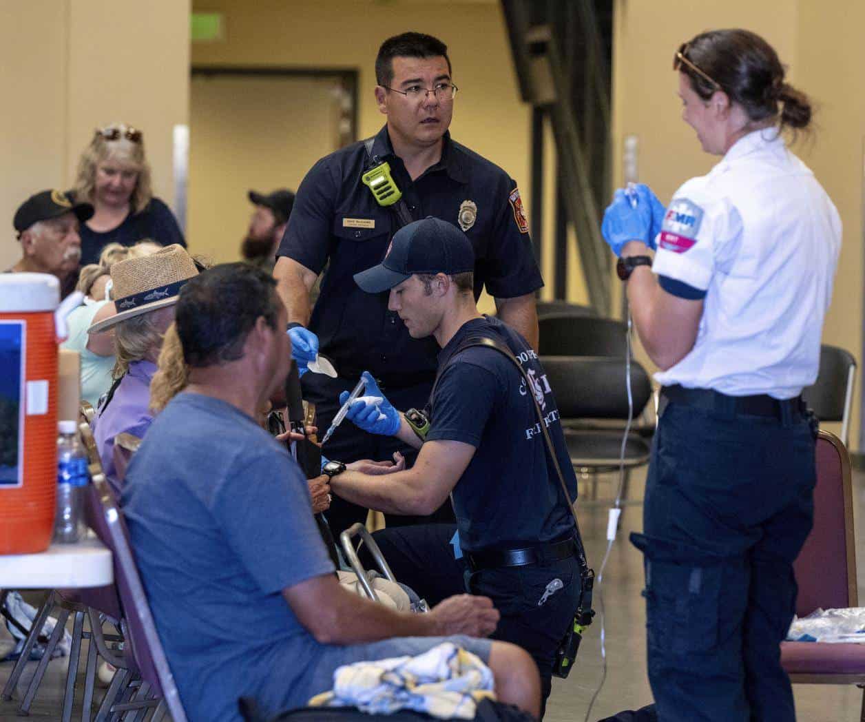 &iexcl;A urgencias por calor extremo!