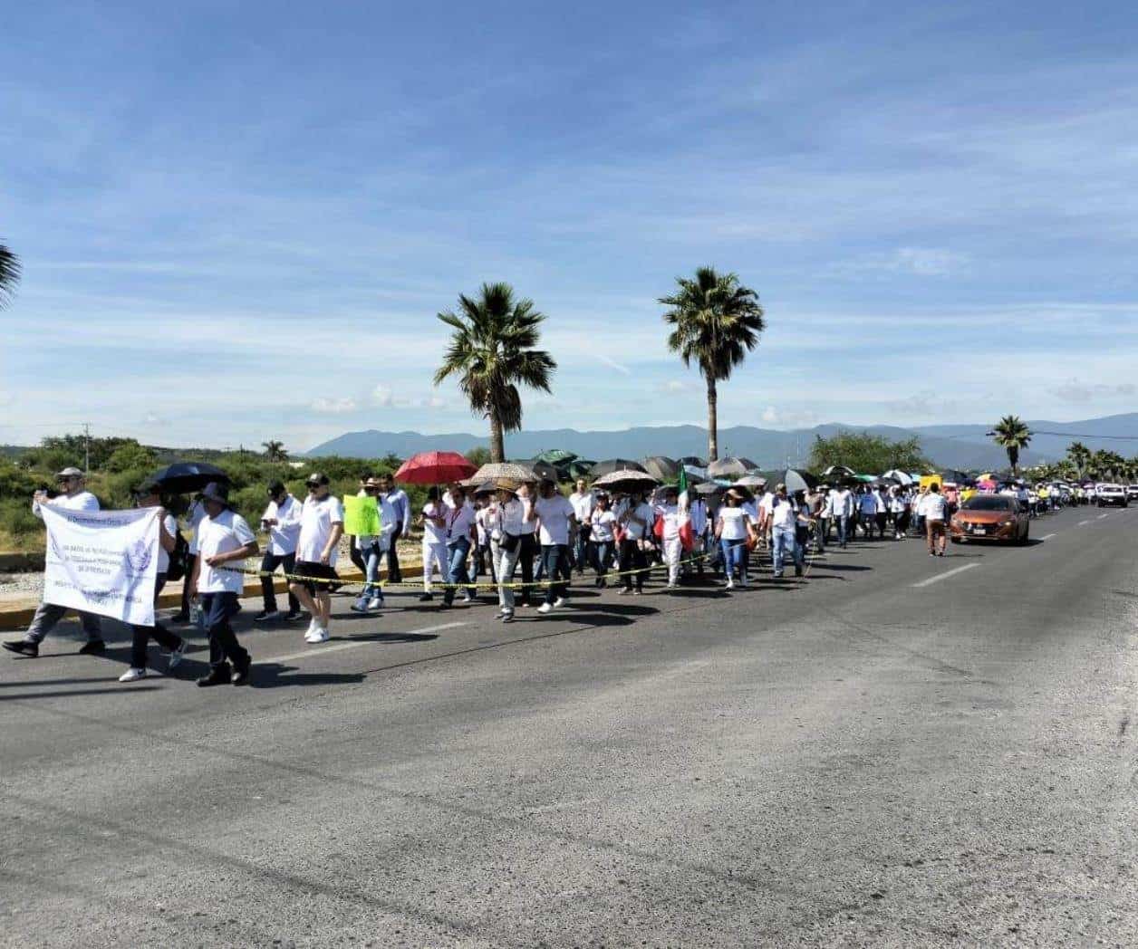 Trabajadores del PJF en Tamaulipas protestan contra reformas judiciales