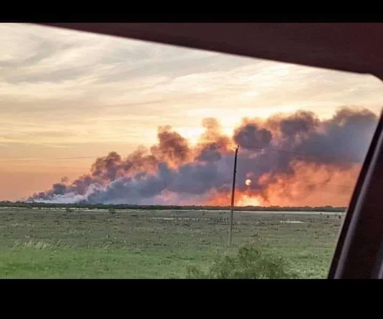 Arde basurero de Matamoros