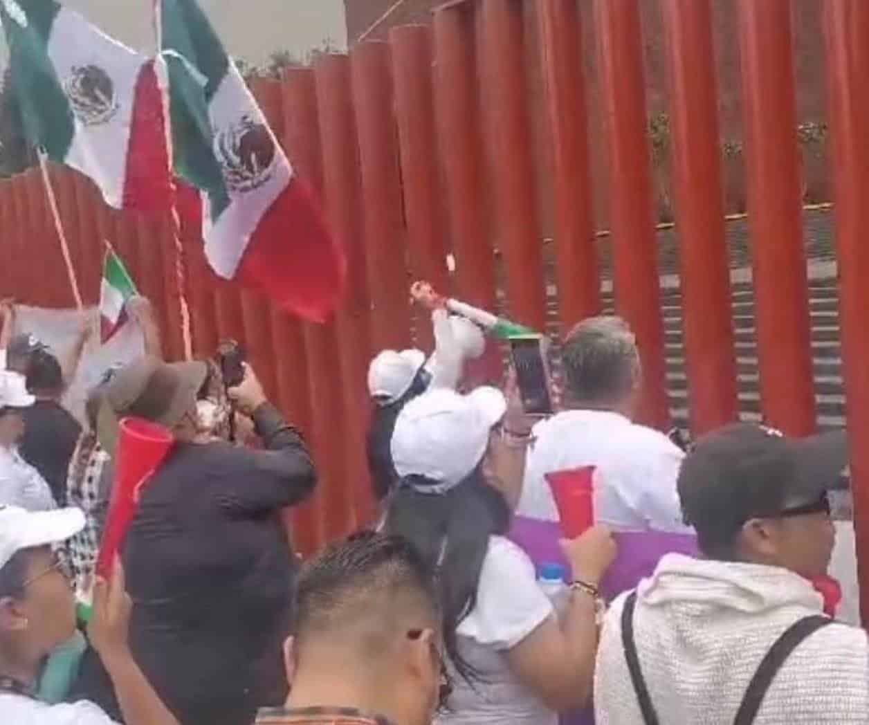 Protestan trabajadores del PJ en Cámara de Diputados