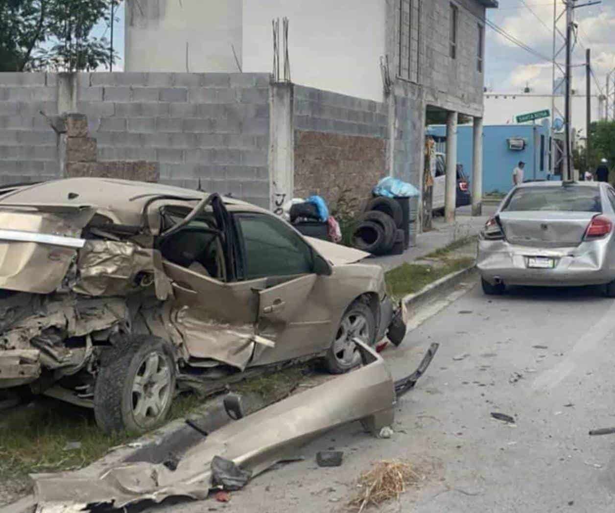 Choque en el bulevar San Pedro Choque en el bulevar San Pedro