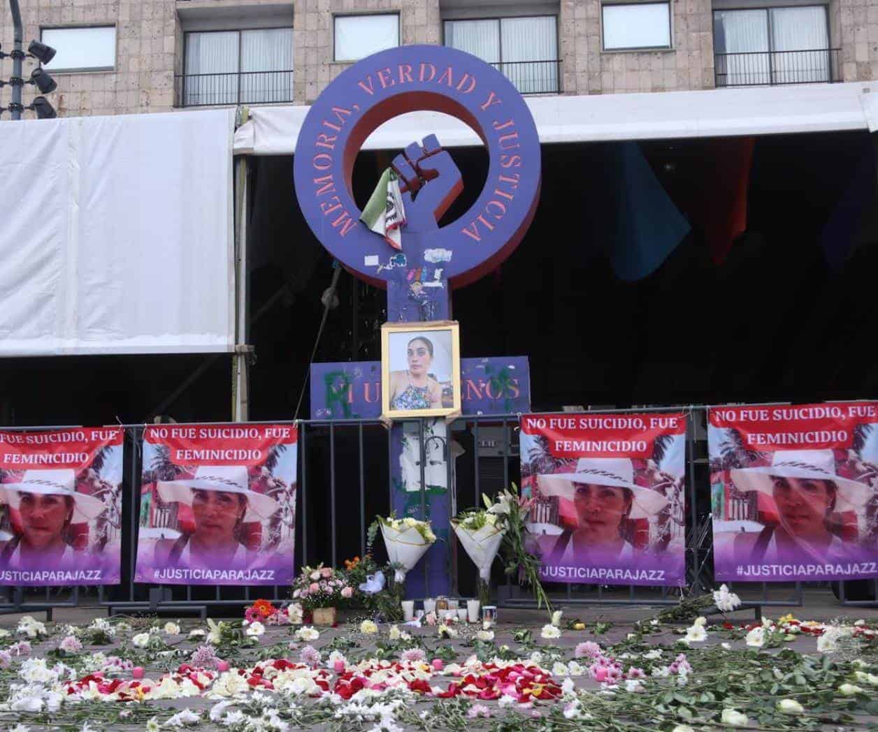 Protesta y exigencia de justicia por feminicidio en Guadalajara