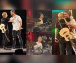 Muestra dotes musicales en show de Ed Sheeran