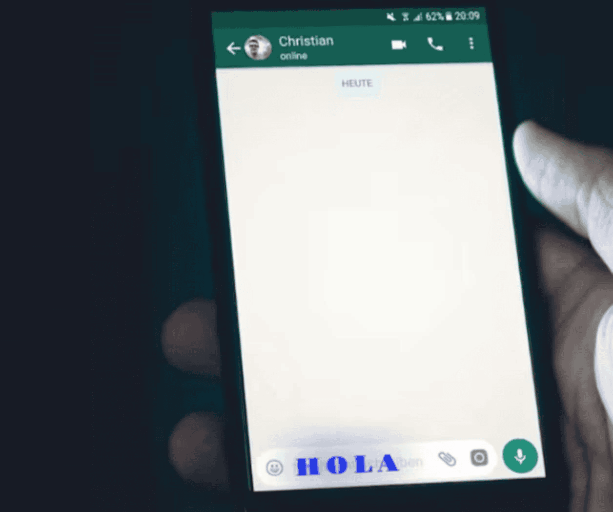 Personaliza tus mensajes en WhatsApp con letras azules Personaliza tus mensajes en WhatsApp con letras azules