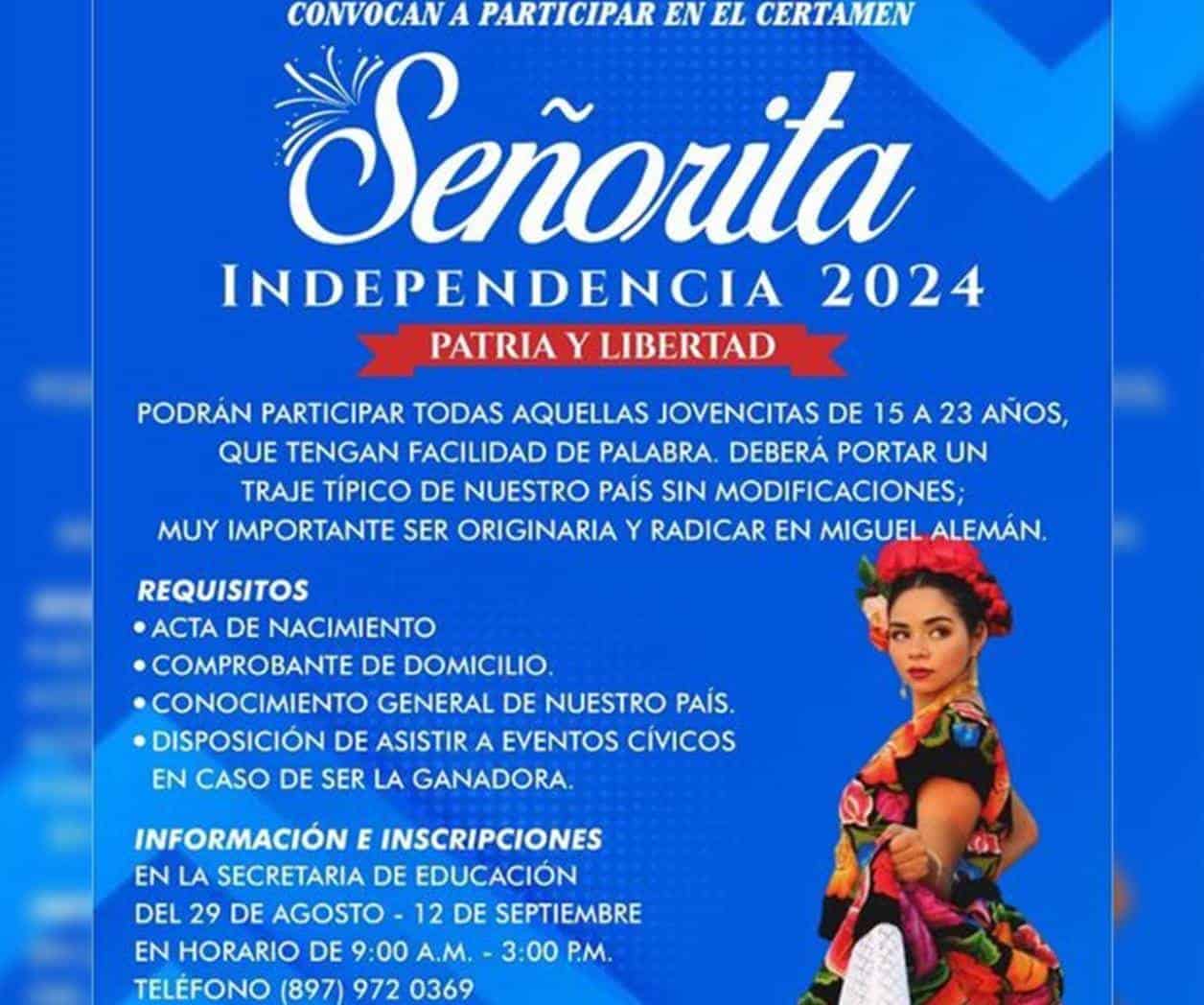 Buscan a Señorita Independencia 2024