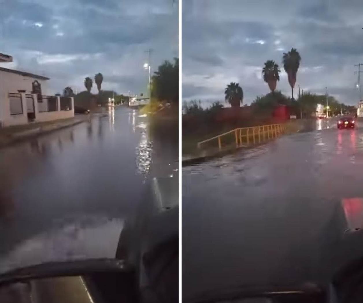 Golpea fuerte tormenta en Miguel Alemán; inundaciones y apagones Golpea fuerte tormenta en Miguel Alemán; inundaciones y apagones