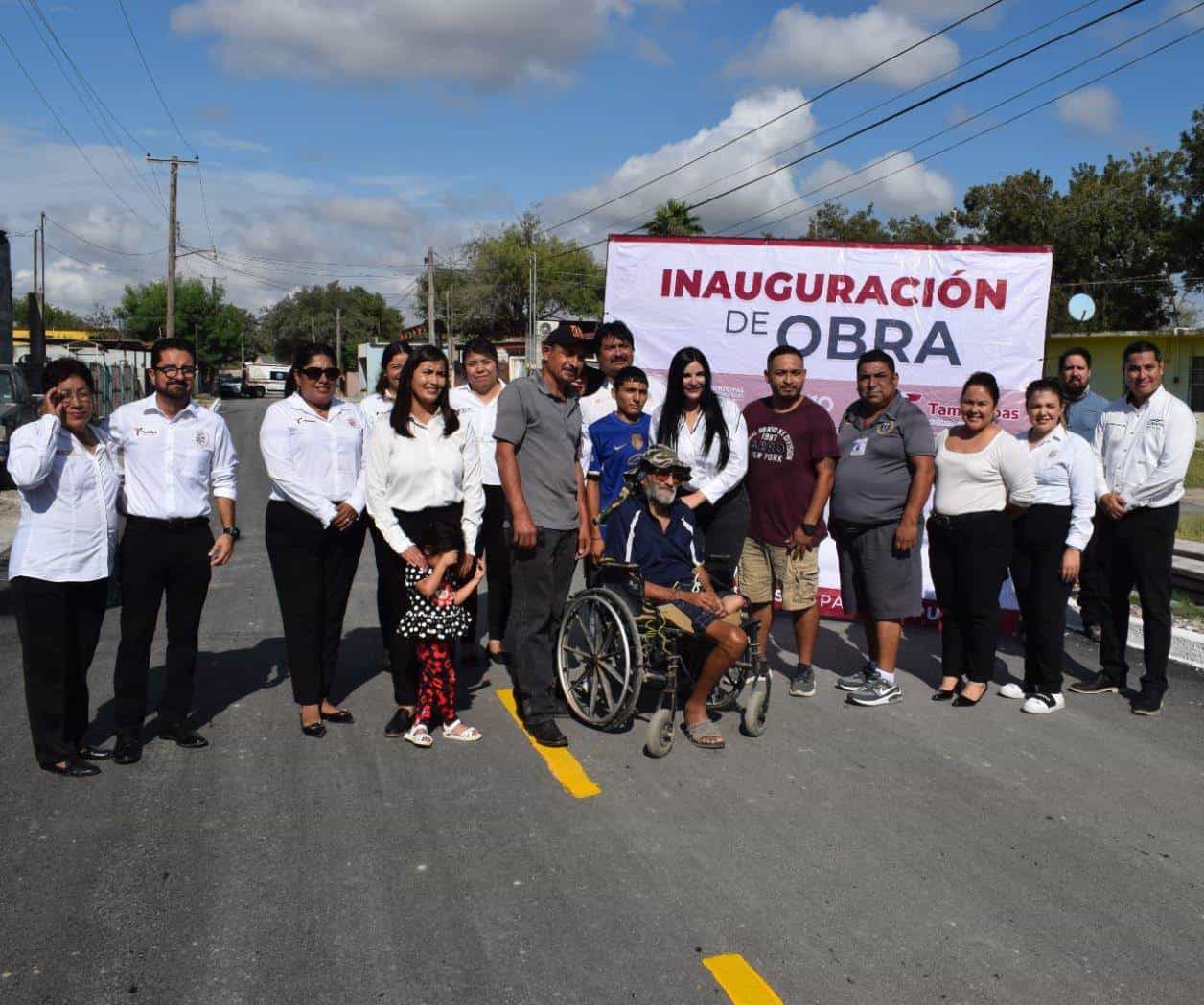 Inaugura Nataly pavimentación