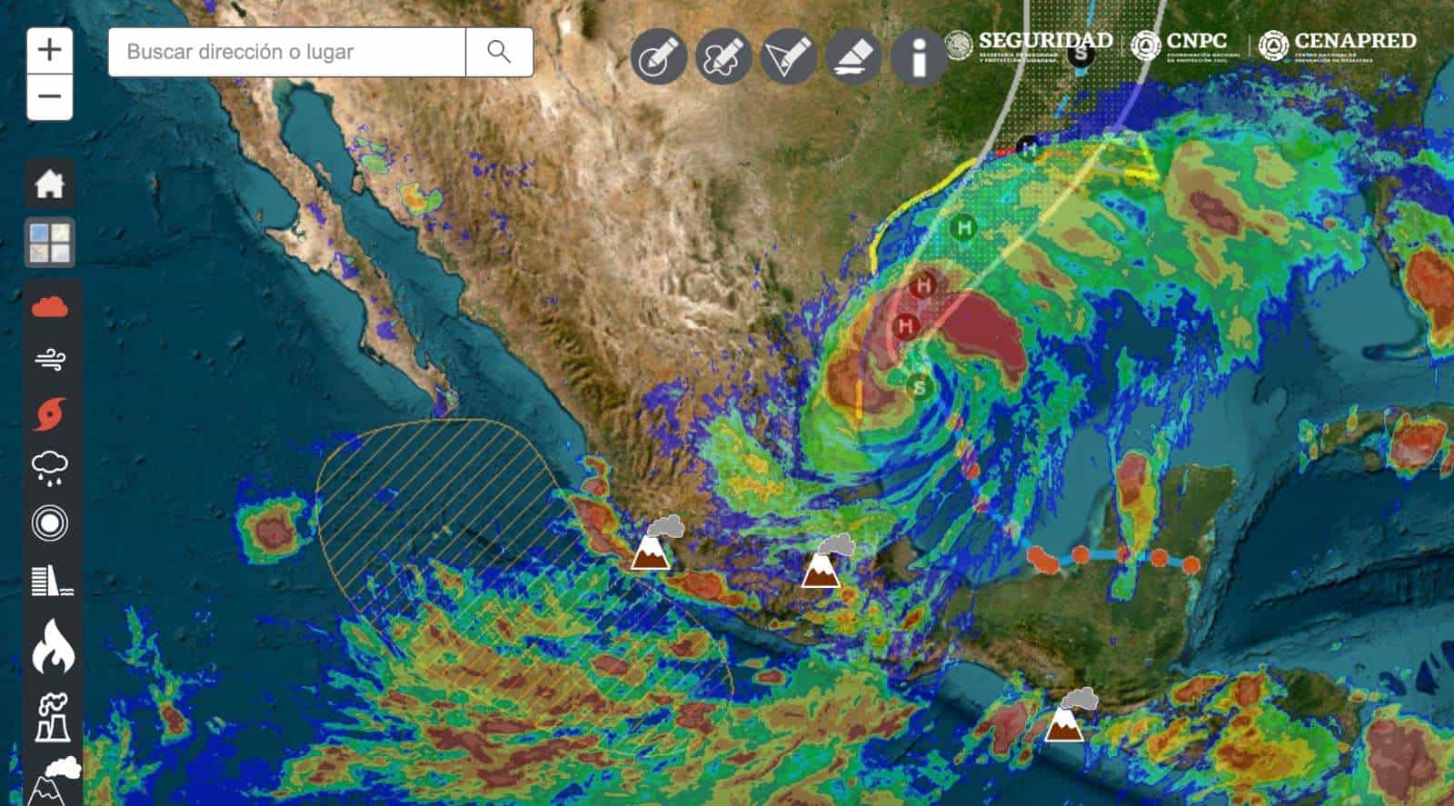 Alerta Naranja por posible evolución de tormenta a huracán en Tamaulipas Alerta Naranja por posible evolución de tormenta a huracán en Tamaulipas