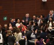 Morena y aliados en el Senado aprobaron en lo general la reforma judicial