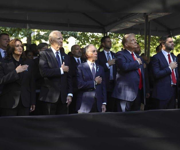 En la zona cero: Aniversario del 9/11 reúne a Biden, Harris y D. Trump