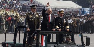 Conmemoración del Desfile Cívico Militar en el Centro Histórico de la Ciudad de México