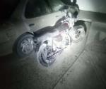 Dos accidente de motociclistas