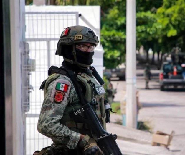 Enfrentamiento entre militares y civiles armados deja un soldado sin vida en Culiacán