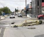 Precipitaciones provocan afectaciones: Paralizan lluvias el trabajo de bacheo