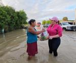 Recorre alcaldesa las zonas afectadas