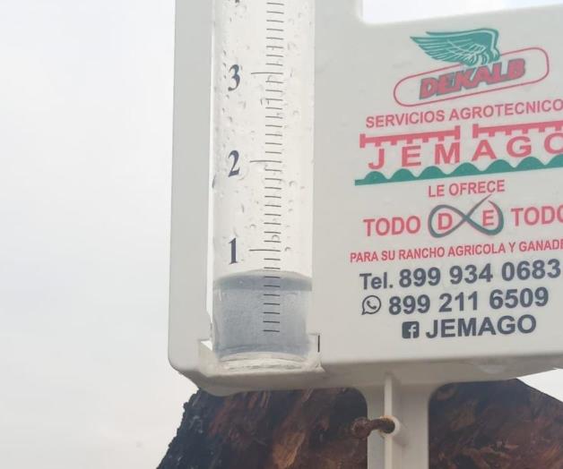 Lluvias en Reynosa dejan buena captación de agua para campesinos Lluvias en Reynosa dejan buena captación de agua para campesinos