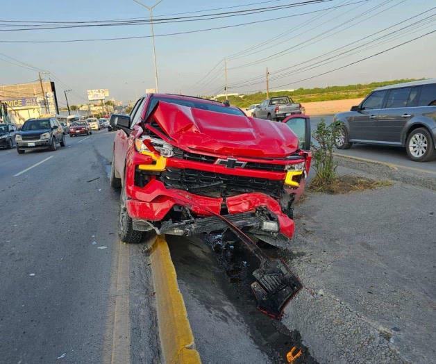 Lesionan a conductora en carambola en el Bulevar Hidalgo Lesionan a conductora en carambola en el Bulevar Hidalgo