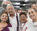 Brugada acompaña a Sheinbaum y AMLO en visita al Tren Maya