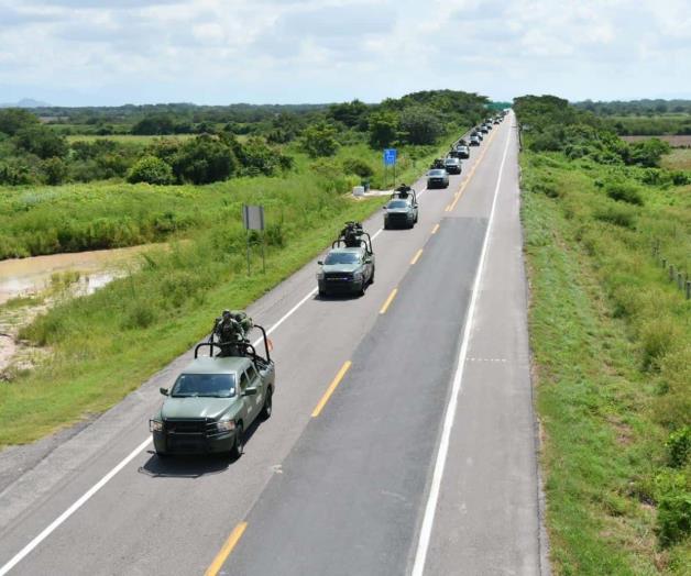 Despliegue de 600 militares para reforzar la seguridad en Sinaloa