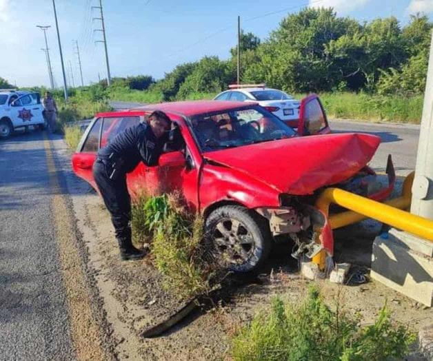 Andaban de fiesta en Playa Miramar: Chocan amanecidos Andaban de fiesta en Playa Miramar: Chocan amanecidos
