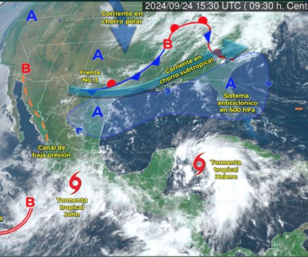 Se forma Tormenta Tropical Helene cerca de Cozumel