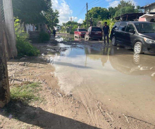 Exigen rehabilitar calles en Colonia Pedro J. Méndez de Reynosa