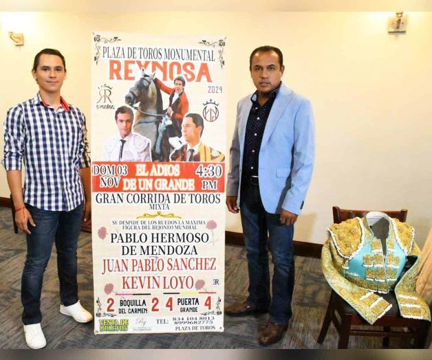 Pablo Hermoso de Mendoza se despide en Reynosa con corrida histórica Pablo Hermoso de Mendoza se despide en Reynosa con corrida histórica