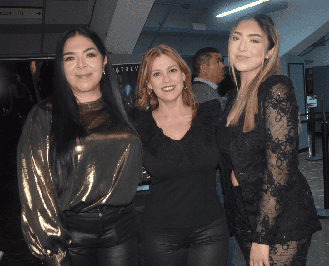 Carmen Santos, Sonia Flores y Valeria Muñoz.