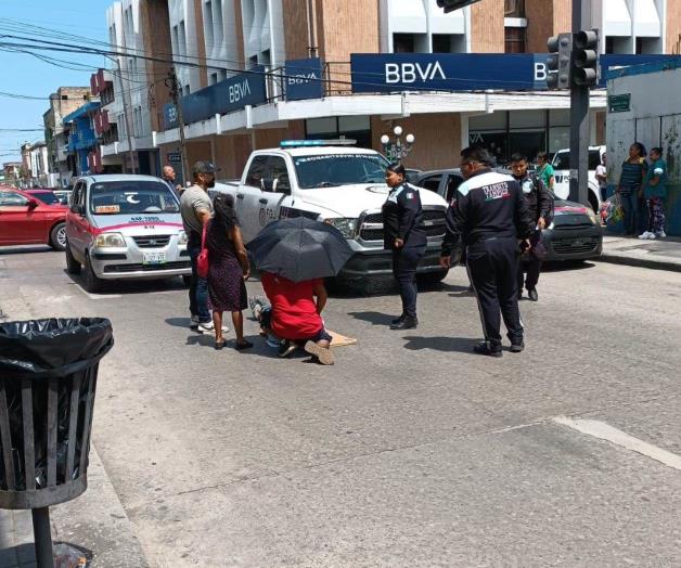 Un adulto mayor herido luego de ser atropellado en Tampico Un adulto mayor herido luego de ser atropellado en Tampico