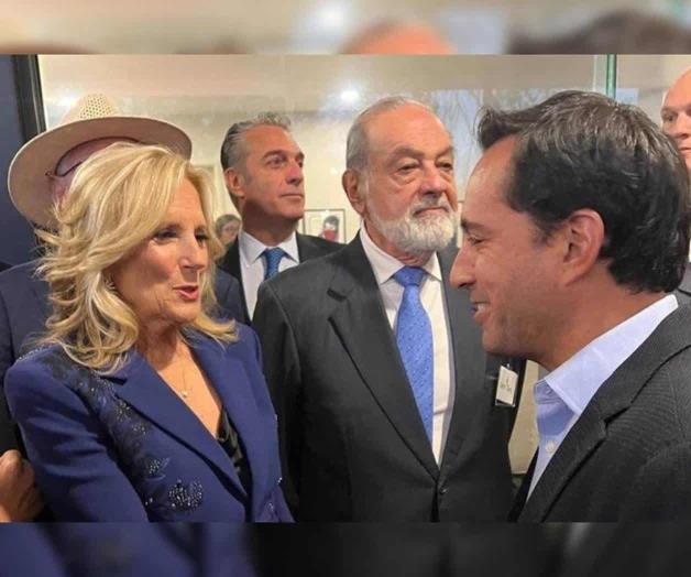 Confía Jill Biden profundizar con CSP relación México-EU Confía Jill Biden profundizar con CSP relación México-EU