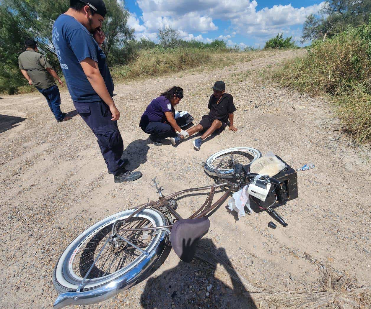 Atropellan a ciclista Atropellan a ciclista