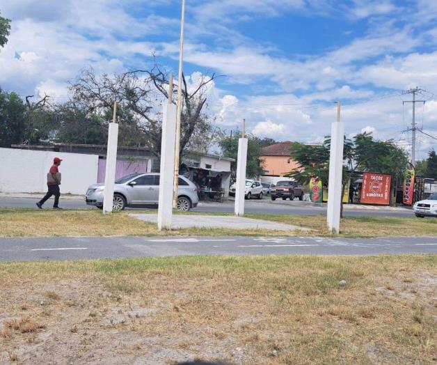 Desmantelan comedor al aire libre en la Colonia Bermúdez de Reynosa