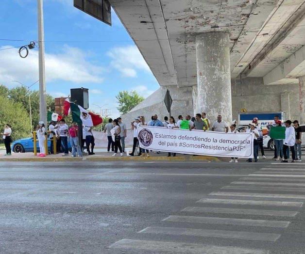 Trabajadores del PJF en Reynosa realizan protesta pacífica Trabajadores del PJF en Reynosa realizan protesta pacífica