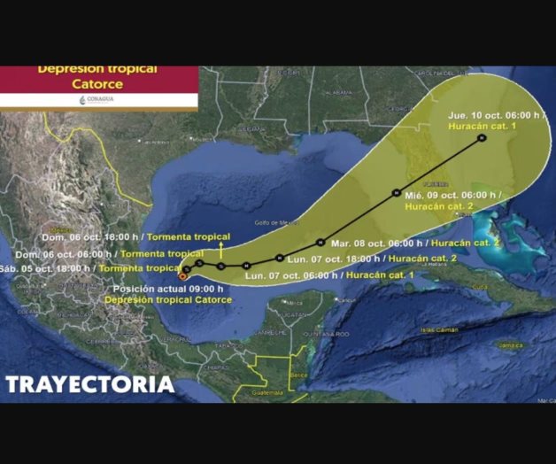 Alerta por lluvias intensas en Tamaulipas y Veracruz Alerta por lluvias intensas en Tamaulipas y Veracruz