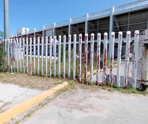 Luce de terror Unidad Deportiva en Reynosa