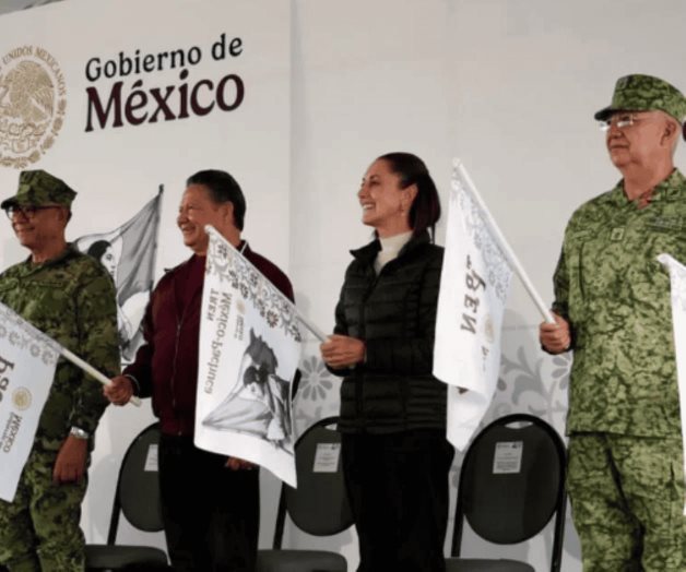 También el Ejército construye paz, dice Sheinbaum