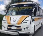 Choque de transporte público con patrulla de Tránsito en Reynosa