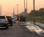 Abaten a sujeto armado a bordo de un blindado