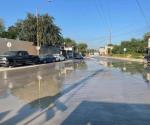 Invaden aguas residuales en Fraccionamiento Reynosa