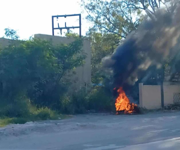 Alerta a bomberos quema de basura