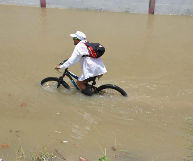 Ubican zonas inundables por lluvias en Reynosa Ubican zonas inundables por lluvias en Reynosa