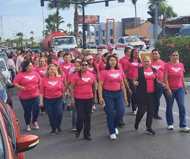 Caminata contra cáncer de mama