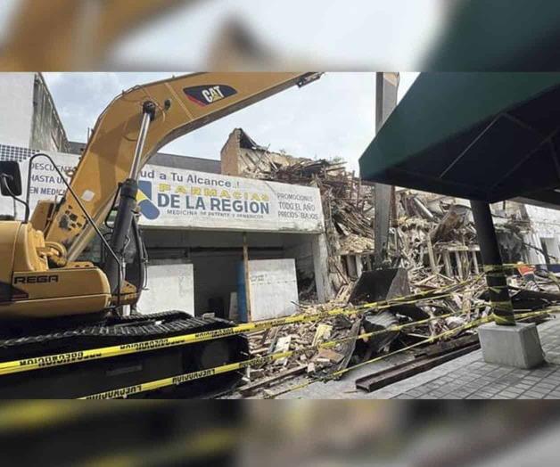 Tras sufrir un colapso parcial: Derrumban Hotel Tras sufrir un colapso parcial: Derrumban Hotel